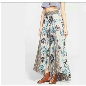 Free People Show You Off high-low maxi skirt